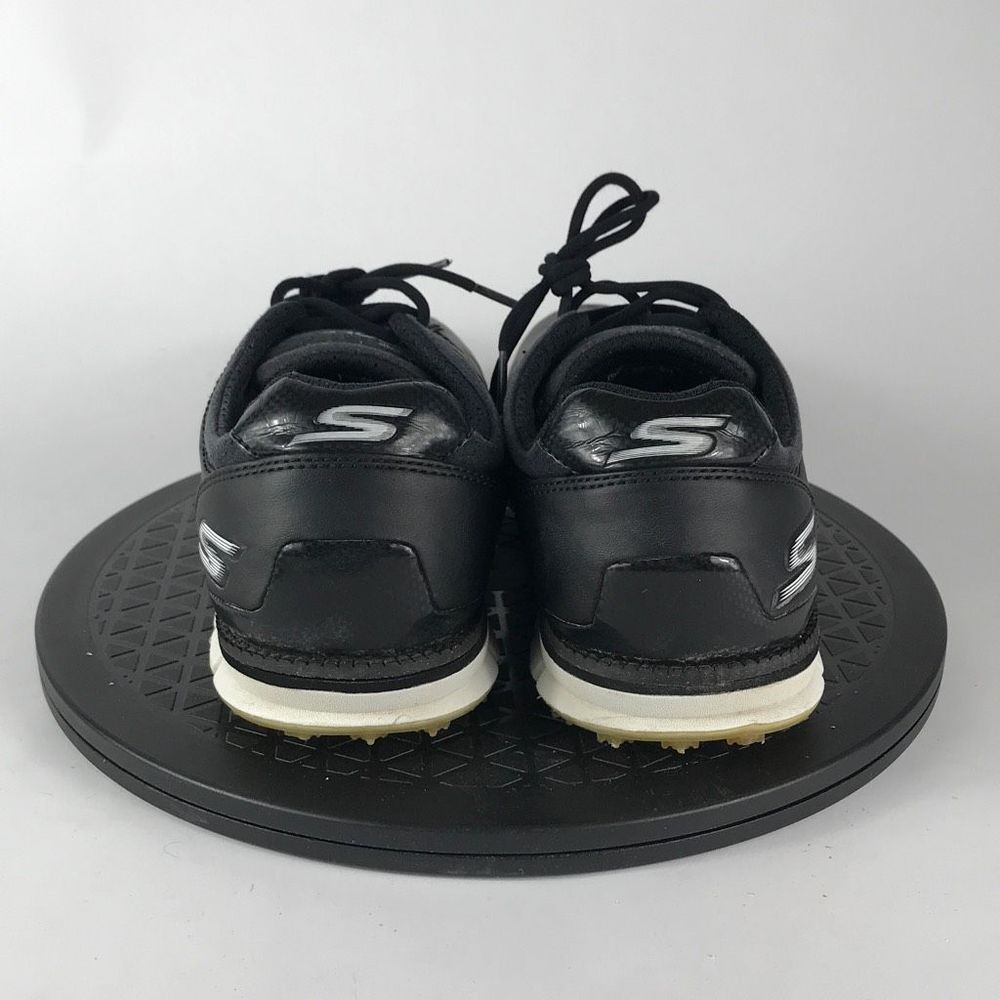 Skechers Go Golf Elite Black Leather Spikeless Golf Shoes 53530 Men’s Size 8 - Picture 6 of 12